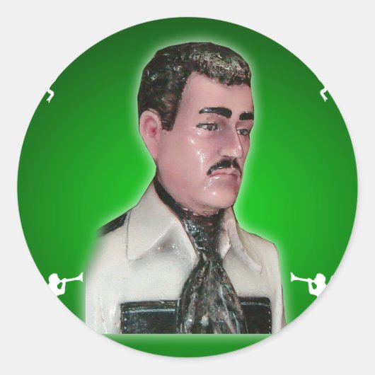 JESUS MALVERDE  PRODUCTEN RONDE STICKER (Voorkant)