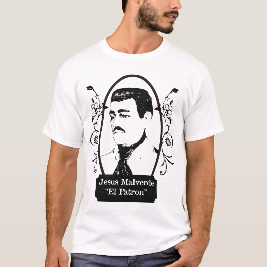 Jesus Malverde (Santo Narco) T-shirt (Voorkant)