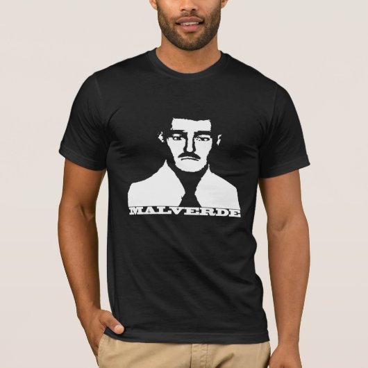 Jesus Malverde Stencil Shirt (Voorkant)