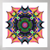 Jesus Mandala Poster (Voorkant)
