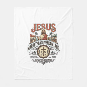 Jesus Marktplaats Verkoper Label Jesus Marktplaats Fleece Deken