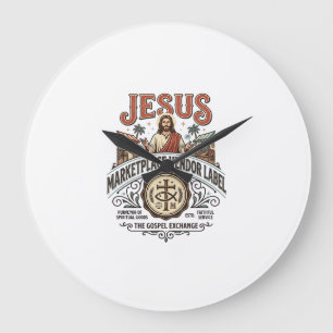 Jesus Marktplaats Verkoper Label Jesus Marktplaats Grote Klok