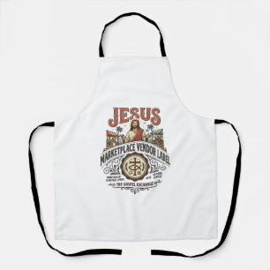 Jesus Marktplaats Verkoper Label Jesus Marktplaats Schort
