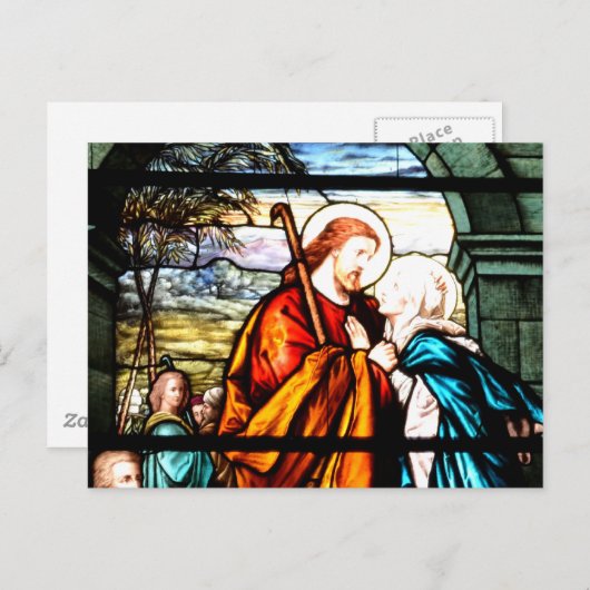 Jesus & Mary Briefkaart (Voorkant / Achterkant)