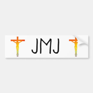 Jesus Mary Joseph Bumpersticker