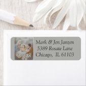 Jesus Mary Joseph Natitivity Manger Flowers Etiket (Insitu)