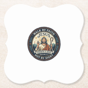 Jesus Matcha Cafe Trend Shirt Christelijk Grafisch Kartonnen Onderzetters
