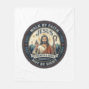Jesus Matcha Cafe Trend T-shirt Christelijke Grafi Fleece Deken