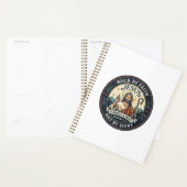 Jesus Matcha Cafe Trend T-shirt Christelijke Grafi Planner (Display)