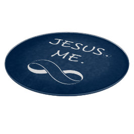 Jesus Me Oneindigheid cadeaus Glas Snijplanken