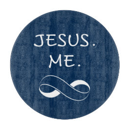 Jesus Me Oneindigheid cadeaus Glas Snijplanken