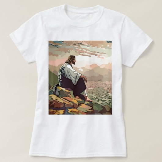 Jesus Meek en Mild T-shirt (Design voorkant)