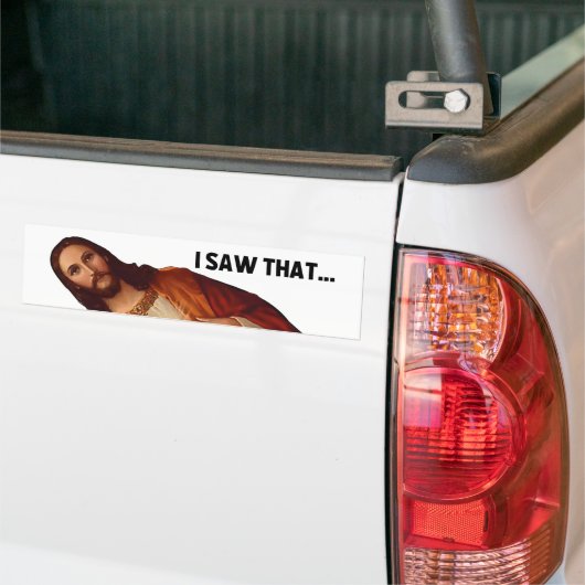 Jesus Meme Bumpersticker (Op Truck)