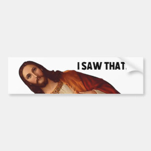 Jesus Meme Bumpersticker