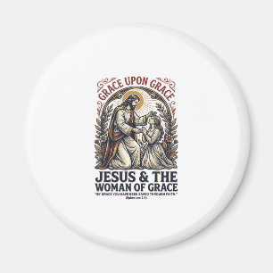 Jesus Menopauze Midlife Vrouwen Aanmoediging Shirt Magneet
