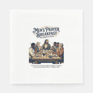 Jesus Mens Groep Broederschap Retreat T-Shirt Insp Servet