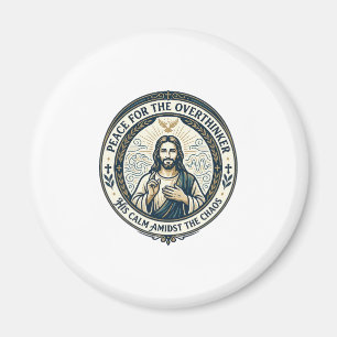 Jesus mentale gezondheid bevestigingen T-shirt ins Magneet