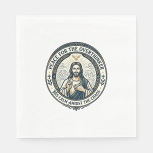 Jesus mentale gezondheid bevestigingen T-shirt ins Servet