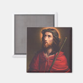 Jesus met Doornenkroon Magneet (Voorkant / Achterkant)
