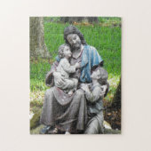 JESUS MET KINDEREN LEGPUZZEL (Verticaal)