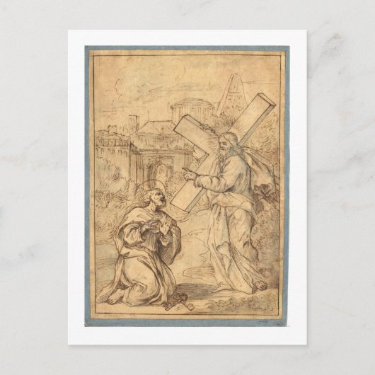 JESUS MET PETER BRIEFKAART (Voorkant)