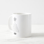 Jesus mijn Alles Kerstboom Typografie Koffiemok (Voorkant links)