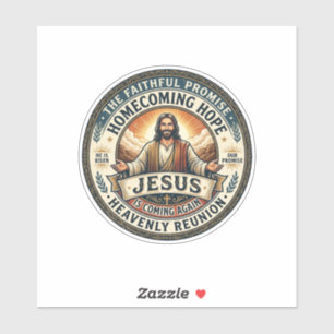 Jesus Militaire Partner Wachende Vrouw T-Shirt Ins Sticker