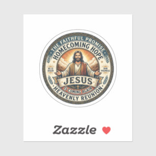 Jesus Militaire Partner Wachende Vrouw T-Shirt Ins Sticker