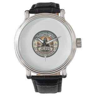 Jesus Militaire Partner Wachtdoe Vrouw T-Shirt Ins Horloge
