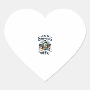 Jesus Miskraam Troost Helende T-Shirt Inspiratie Hart Sticker
