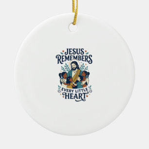 Jesus Miskraam Troost Helende T-Shirt Inspiratie Keramisch Ornament