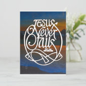 JESUS mislukt nooit Kaart (Staand voorkant)