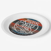 JESUS mislukt nooit Papieren Bordje (Gekanteld)