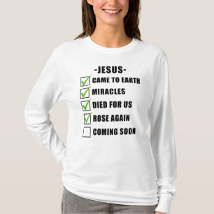 JESUS' Mission Checklist: Christelijk geloof Evang T-shirt