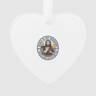 Jesus Missionaris Wereldwijde Missie T-shirt Chris Ornament