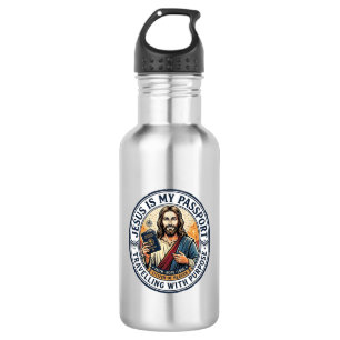 Jesus Missionaris Wereldwijde Missie T-shirt Chris Waterfles