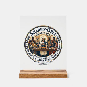 Jesus Moeders Groep Vrouwen Bijbelstudie Vintage T Acryl Bord
