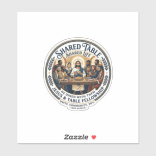 Jesus Moeders Groep Vrouwen Bijbelstudie Vintage T Sticker