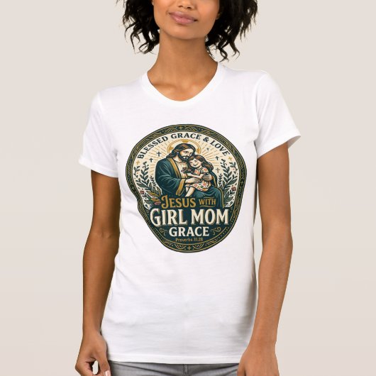 Jesús Moederschap Micro Identiteiten T-Shirt Geloo (Voorkant)