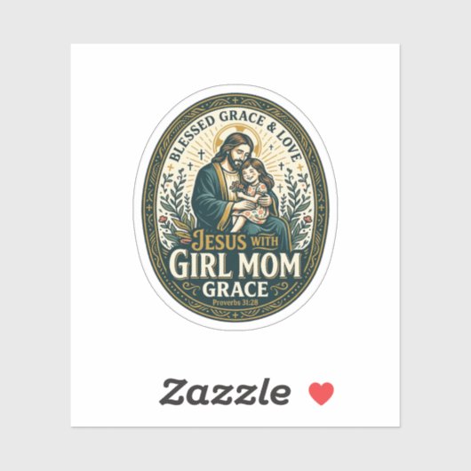 Jesus Moederschap Micro Identiteiten T-shirt Geloo Sticker (Vel)