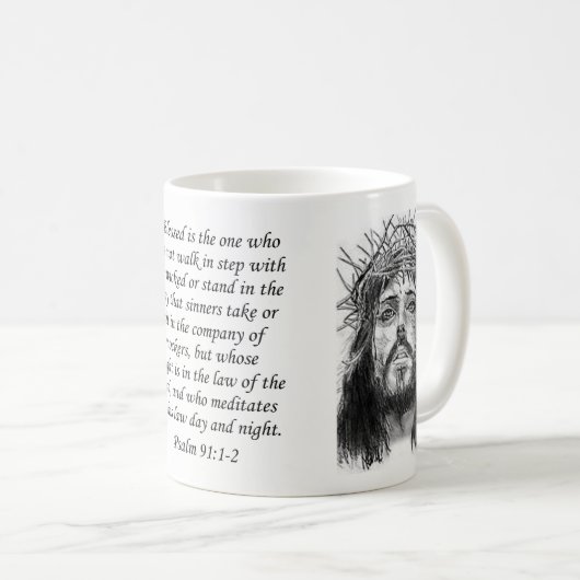 Jesus Mok Psalm 91:1-2 (Voorkant rechts)