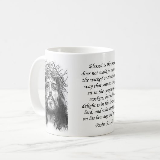 Jesus Mok Psalm 91:1-2 (Voorkant links)