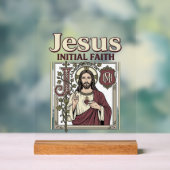 Jesus-monogram initiaal geloof Jesus-monogram init Acryl Bord (Neutraal)