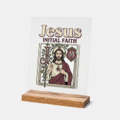 Jesus-monogram initiaal geloof Jesus-monogram init Acryl Bord (Hoek)