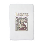 Jesus-monogram initiaal geloof Jesus-monogram init Badmat (Voorkant Verticaal)