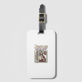 Jesus-monogram initiaal geloof Jesus-monogram init Bagagelabel (Voorkant (verticaal))