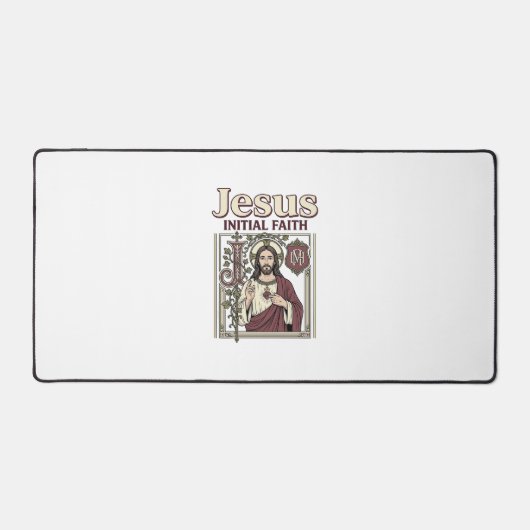 Jesus-monogram initiaal geloof Jesus-monogram init Bureaumat (Voorkant)