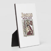 Jesus-monogram initiaal geloof Jesus-monogram init Fotoplaat (Zijkant)
