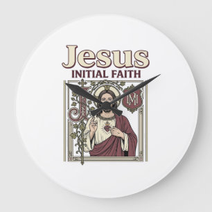 Jesus-monogram initiaal geloof Jesus-monogram init Grote Klok