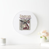 Jesus-monogram initiaal geloof Jesus-monogram init Grote Klok (Huis)